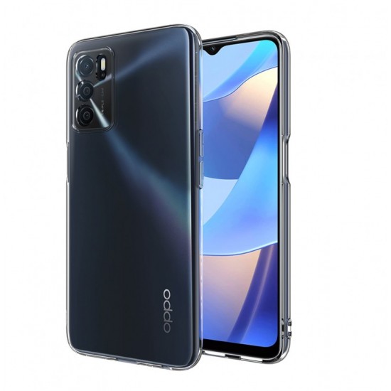 Oppo A16/A16s Transparent Premium With Camera Protector Silicone Case