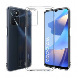 Capa Silicone Oppo A16 / A16s Transparente Com Protetor De Câmera Premium