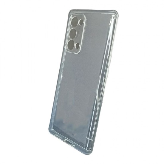 Capa Silicone Oppo Reno6 Pro 5g Transparente Com Protetor De Câmera Premium