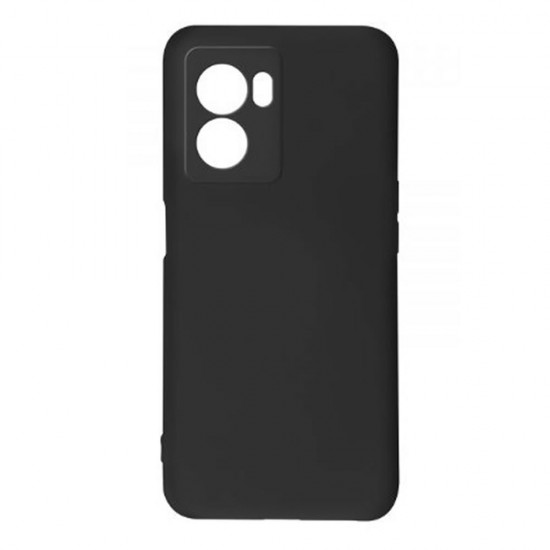 Oppo A57/A77 Black Silicone Case With Camera Protector