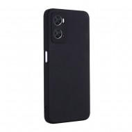 Capa Silicone Oppo A96 4g Preto Com Protetor De Câmera