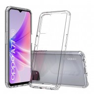 Oppo A77 5G Transparent Anti-shock Hard Silicone Case