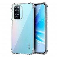 Oppo A76 Transparent Anti-shock Silicone Case