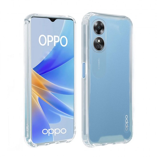 Capa Silicone Dura Anti-Choque Oppo A78 5g/A58 5g Transparente Com Protetor De Câmera Capa Silicone Dura Anti-Choque Oppo A78 5g/A58 5g Transparente Com Protetor De Câmera