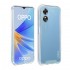 Capa Silicone Dura Anti-Choque Oppo Reno8 T 4g Transparente Com Protetor De Câmera