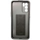 Capa Silicone Dura Anti-Choque Oppo Reno6 5g Preto Kickstand Capa Silicone Dura Anti-Choque Oppo Reno6 5g Preto Kickstand
