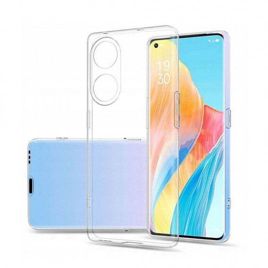 Capa Silicone Oppo A1 5g/A98 5g/F23 5g Transparente Com Protetor De Câmera