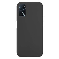 Oppo A16/A16s Black Robust Silicone Gel Case