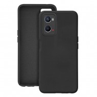 Oppo A76 Black Silicone Gel Case