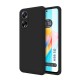 Oppo A98 5G Black Silicone Case With Camera Protector
