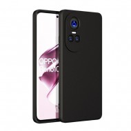 Capa Silicone Oppo Reno10 5g/Reno10 Pro 5g Preto Com Protetor De Câmera