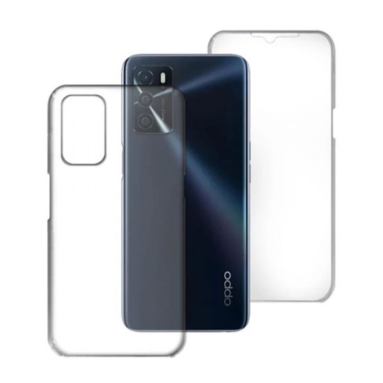 Capa Silicone Dura 360º Oppo A16/A16s/A55 5g/A54 4g Transparente