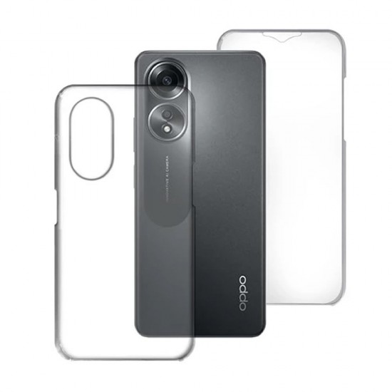Capa Silicone Dura 360º Oppo A38 4g Transparente Capa Silicone Dura 360º Oppo A38 4g Transparente