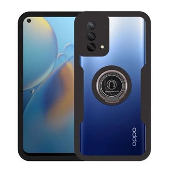Capa Silicone Dura 360º Com Anel De Dedo Oppo A74 4g Preto Com Protetor De Câmera Capa Silicone Dura 360º Com Anel De Dedo Oppo A74 4g Preto Com Protetor De Câmera