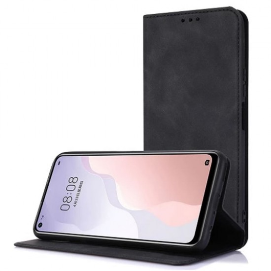 Samsung Galaxy A33 5G Black Leather Flip Cover Wallet Case