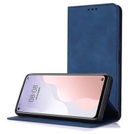 Capa Flip Cover Wallet Samsung Galaxy A33 5g Azul Escuro Couro