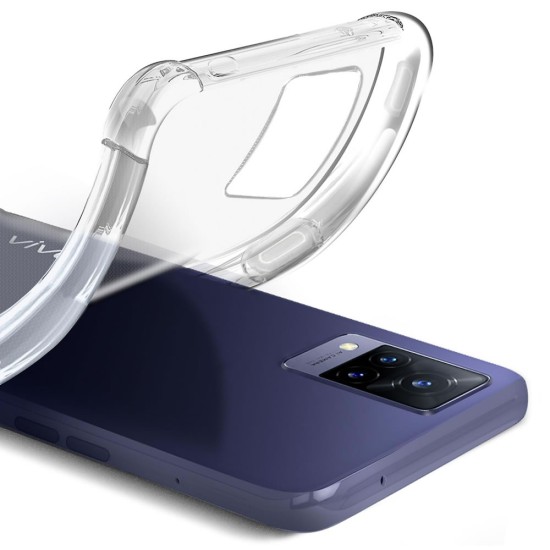 Capa Silicone Anti-Choque Vivo V21 4g/5g Transparente