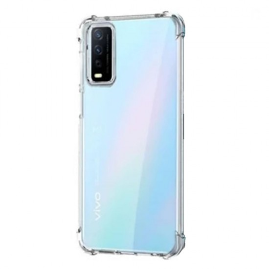 Vivo Y72 5g/ Y53s 5g/ Y52 5g Transparent Anti-shock Silicone Case