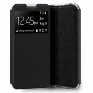 TCL 20 SE Candy Window Flip Cover Black Case