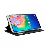 TCL 20 Pro Candy Window Flip Cover Black Case
