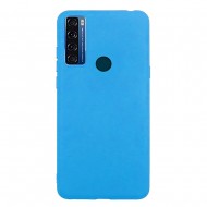 Capa Silicone Gel Tcl 20 Se Azul