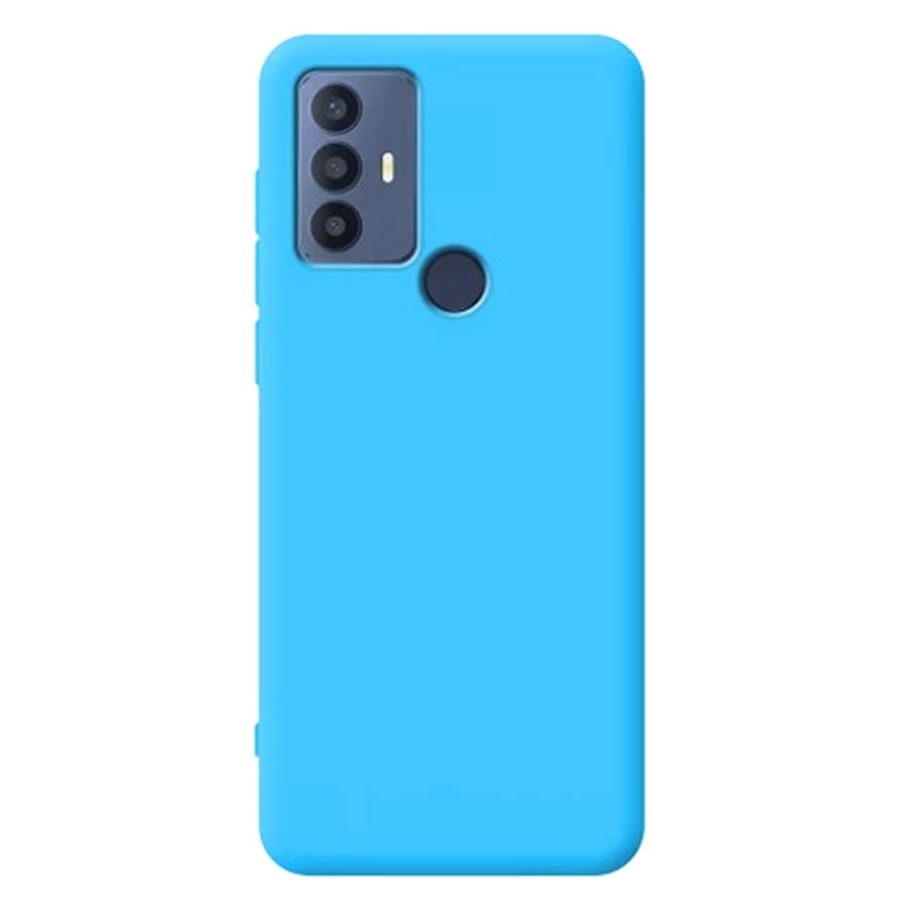 Funda de Silicona Semitransparente para Xiaomi Redmi Note 8 Pro Azul
