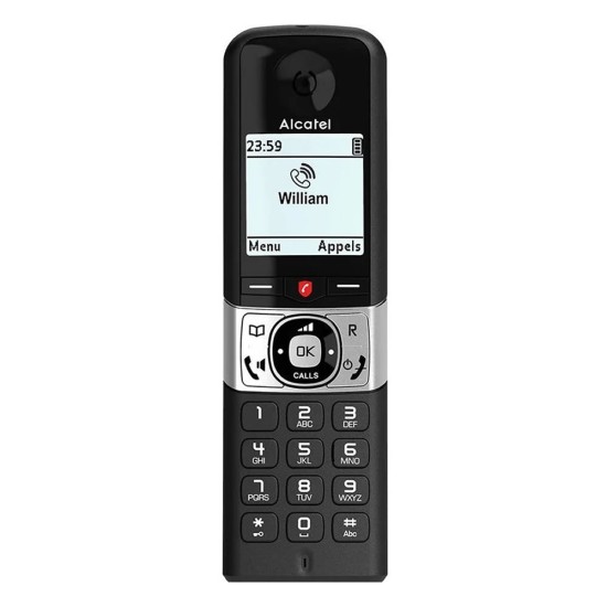 Alcatel Wireless Landline Phone F890 Voice Black And Silver