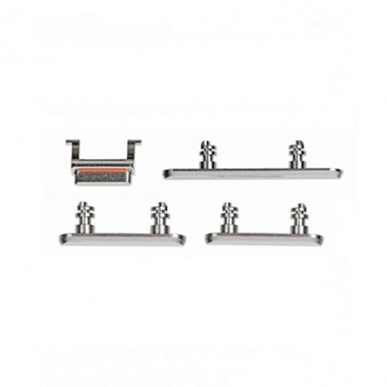 Apple Iphone 11 Pro/11 Pro Max Silver Side Button Set Apple Iphone 11 Pro/11 Pro Max Silver Side Button Set