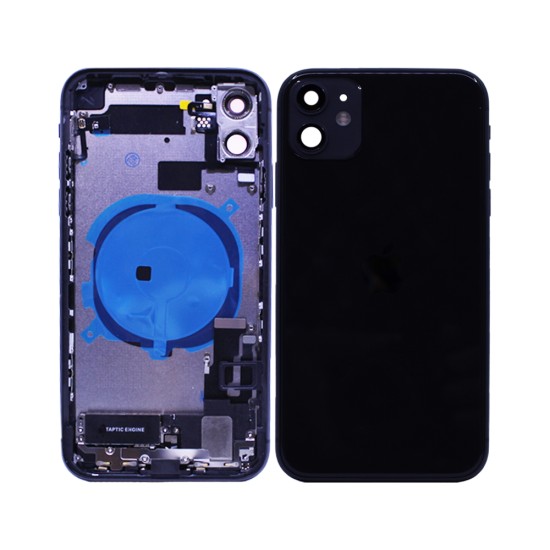 Tampa Traseira Apple Iphone 11 Preto Com Flex