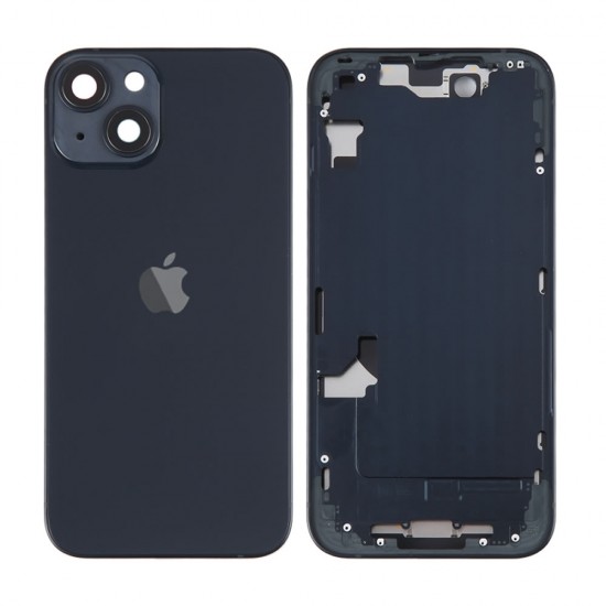 Apple Iphone 14 Black Back Cover With Frame Apple Iphone 14 Black Back Cover With Frame