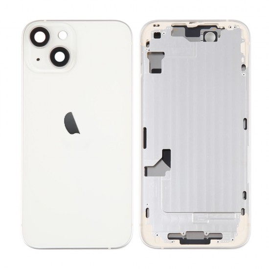 Apple Iphone 14 Starlight Back Cover With Frame Apple Iphone 14 Starlight Back Cover With Frame