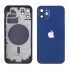 Tampa Traseira Apple Iphone 12 Azul Com Frame