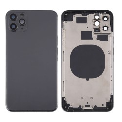 Tapa Trasera Apple Iphone 11 Pro Max Gris Con Frame