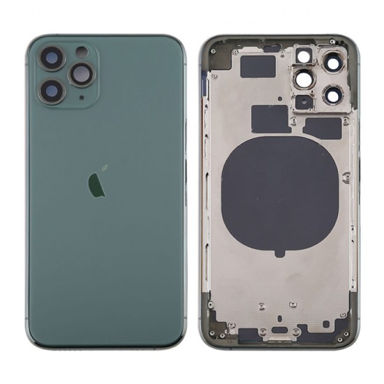 Apple Iphone 11 Pro Green Back Cover With Frame Apple Iphone 11 Pro Green Back Cover With Frame