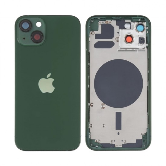 Tampa Traseira Apple Iphone 13 Verde Com Frame Tampa Traseira Apple Iphone 13 Verde Com Frame