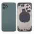 Apple Iphone 11 Pro Max Green Back Cover With Frame