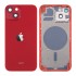 Tampa Traseira Apple Iphone 13 Vermelho Com Frame
