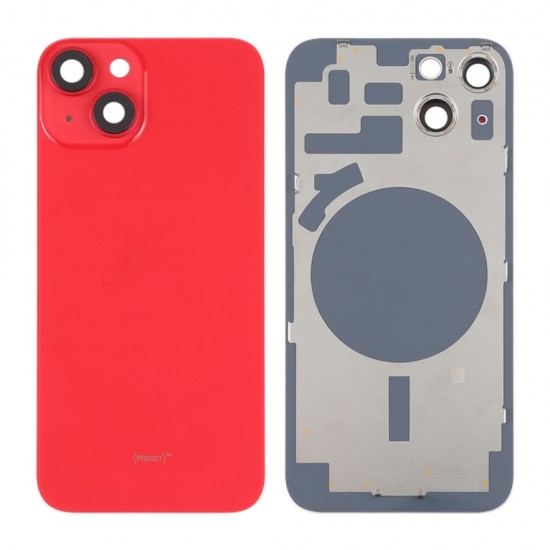 Apple Iphone 14 Plus Red Back Cover With Frame