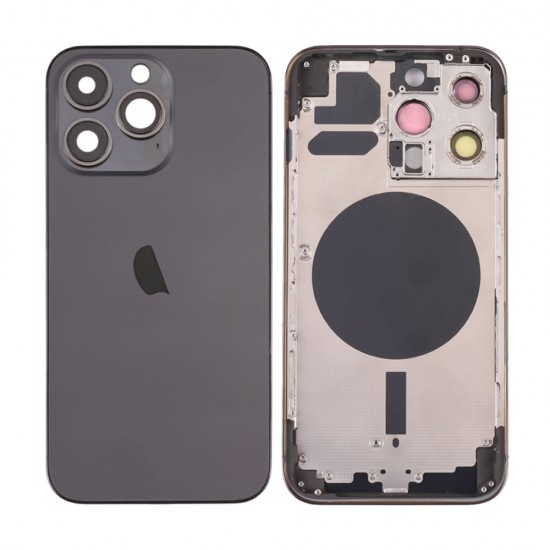 Apple Iphone 13 Pro Max Graphite Back Cover With Frame Apple Iphone 13 Pro Max Graphite Back Cover With Frame