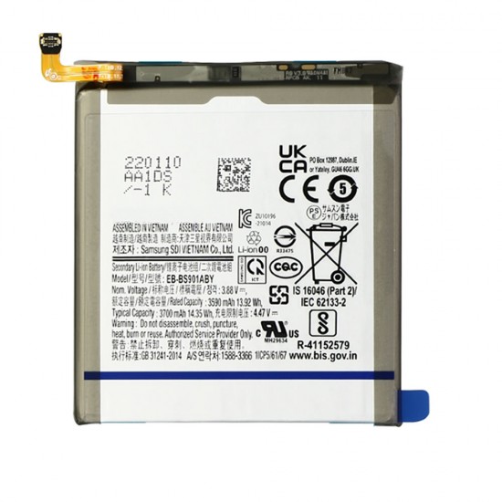 Samsung Galaxy S22 5g/Eb-Bs901aby 3700mah Battery