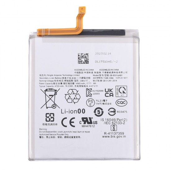Bateria Samsung Galaxy S23 Plus/S916b/Eb-Bs916aby 4700mah