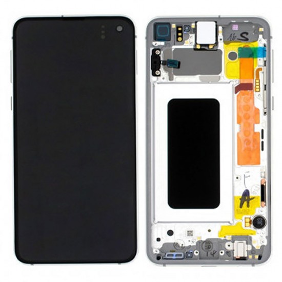 Touch+Display Com Frame Samsung Galaxy S10e/G970 5.8" Branco Touch+Display Com Frame Samsung Galaxy S10e/G970 5.8" Branco