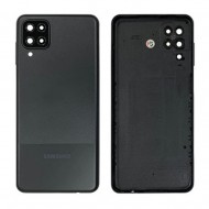 Samsung Galaxy A12/A127 Black Back Cover With Camera Lens