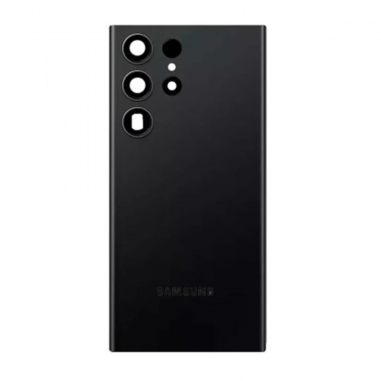 Samsung Galaxy S23 Ultra/S918 Black Back Cover With Camera Lens Samsung Galaxy S23 Ultra/S918 Black Back Cover With Camera Lens