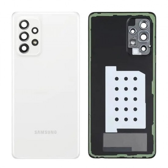 Samsung Galaxy A52 5G/A526 White Back Cover With Camera Lens Samsung Galaxy A52 5G/A526 White Back Cover With Camera Lens