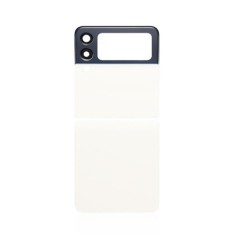 Tampa Traseira Samsung Galaxy Z Flip 3 5g/F711 Branco Com Lente De Câmera