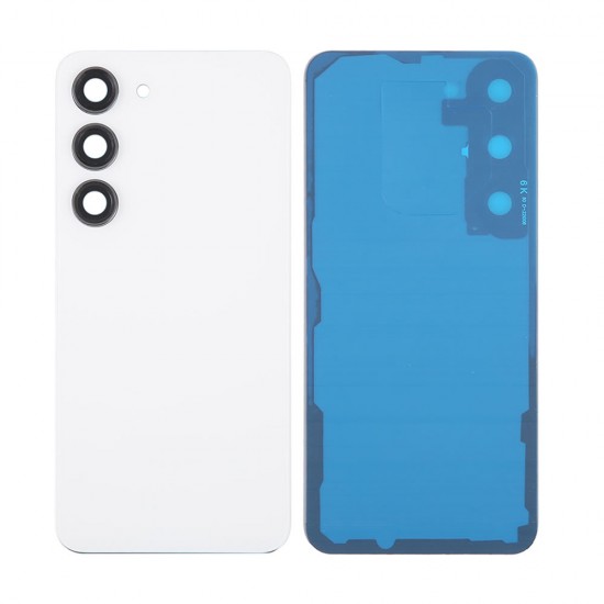 Samsung Galaxy S23/S911 Cream Back Cover With Camera Lens