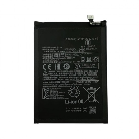 Bateria Xiaomi Redmi Note 10/Bn5a 3.87v 5000mah