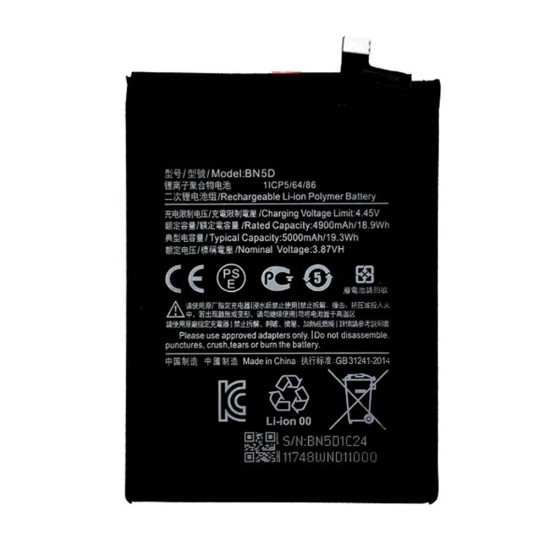 Bateria Xiaomi Redmi Note 11/Note 11s/Bn5d 5000mah 3.87v