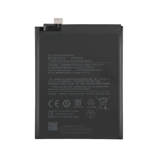 Bateria Xiaomi Mi 11 Lite/Bp42 4250mah 3.87v